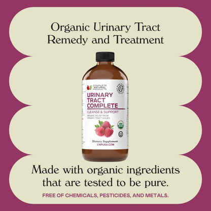 Complete Natural Products Urinary Tract Complete 8oz - Liquid Supplement for a Urinary Tract Cleanse, Defense, Health, and Treatment with Organic Cranberry & Organic D-Mannose Complete Natural ProductsBuy Supplements Australia