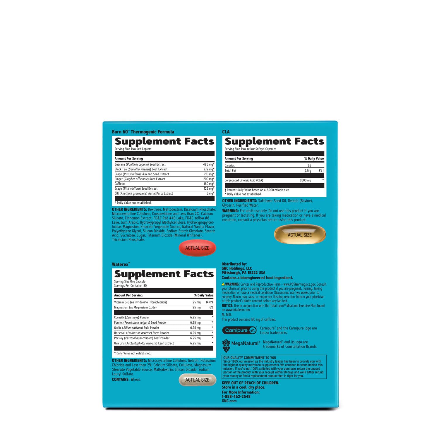 GNC Total Lean Total Lean Burn & Define VitaPak - 30 Vitapaks GNCBuy Supplements Australia