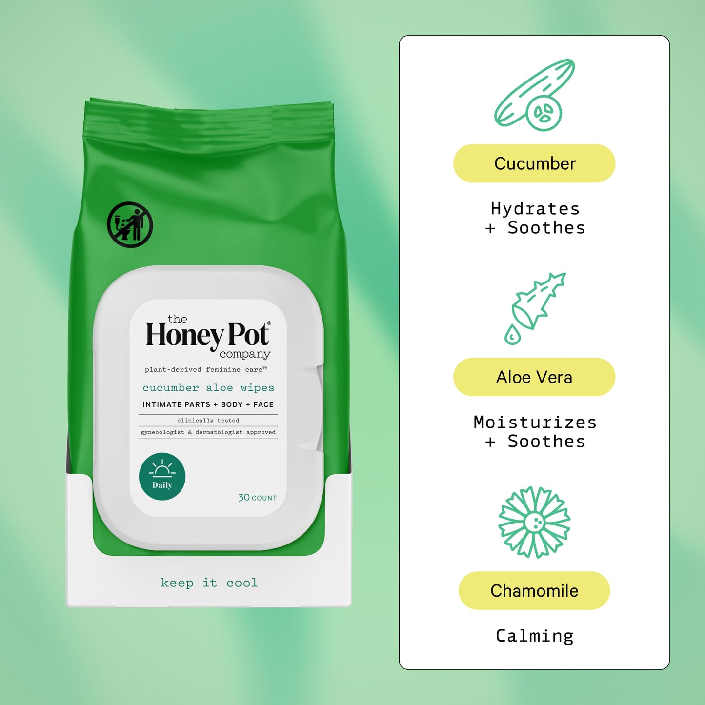 The Honey Pot Company - Feminine Wash & Feminine Wipe Bundle - Includes Ph Balance Feminine The Honey Pot CompanyBuy Supplements Australia