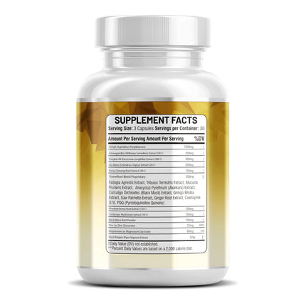 Kun Shafi Shilajit Complex – Sea Moss, Tongkat Ali, Ashwagandha, Ginseng, Zinc, CoQ10, PQQ & Magnesium – Fulvic Acid Capsules for Energy, Vitality & Performance with Panax Cordyceps – 90 Capsules Kun ShafiBuy Supplements Australia