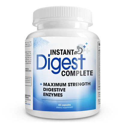 Instant Digest Complete 2-in-1 Probiotic Digestive Enzymes, 60 Capsules Instant BrandsBuy Supplements Australia