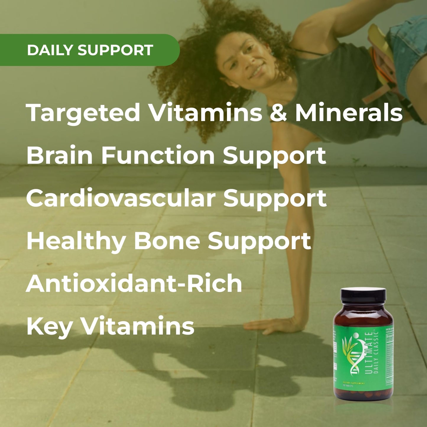 Youngevity Ultimate Daily Classic – Multivitamin with Essential Vitamins, Minerals, Amino Acids, and Antioxidant-Rich Botanicals – Supports Cardiovascular, Brain, Bone, and Bone Health – 90 Tablets YoungevityBuy Supplements Australia