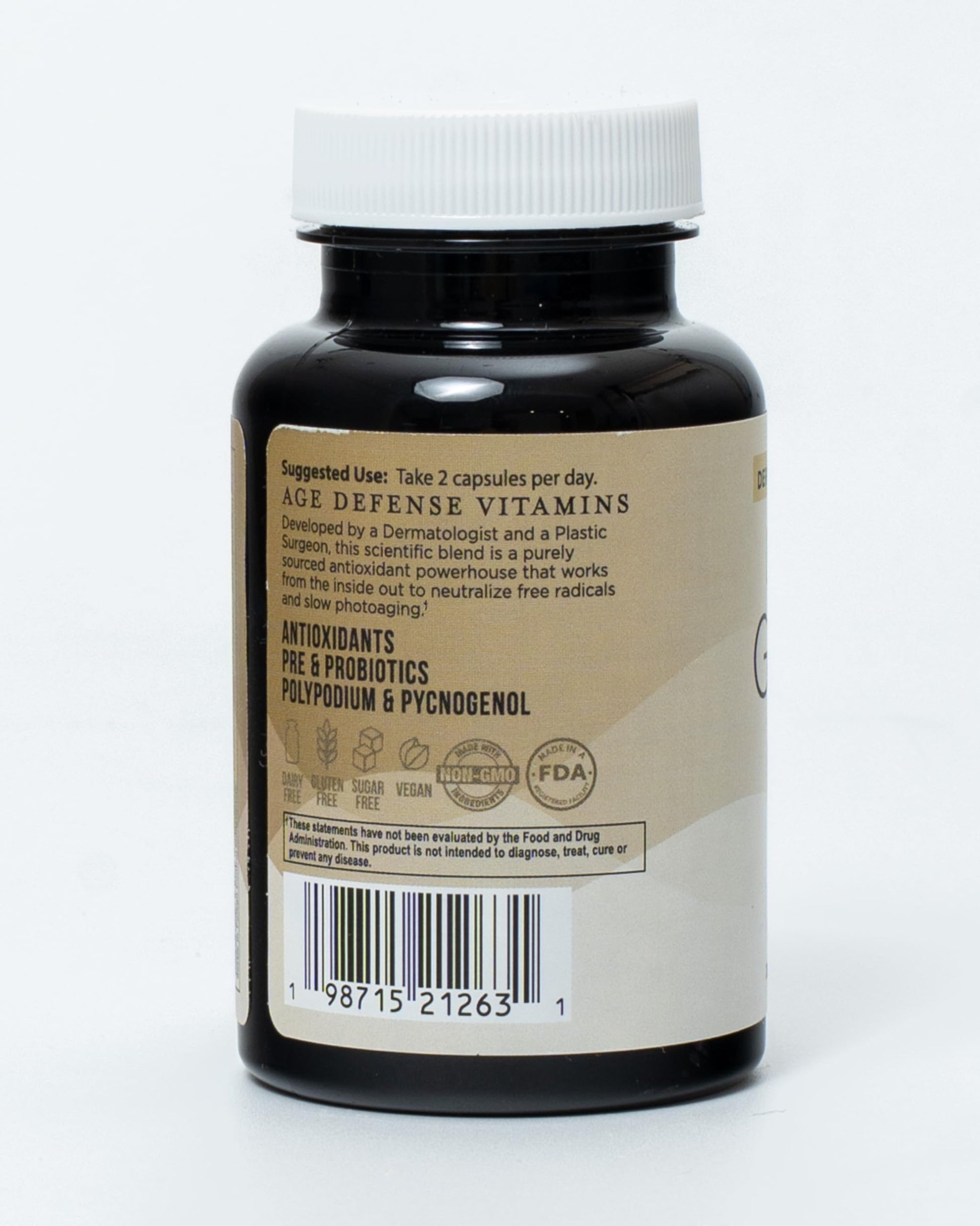 Inner Glow Age Defense Vitamins - Dermatologist and Plastic Surgeon Developed to Fight photoaging and Melasma, Polypodium Leucotomos Antioxidant Formula – Vegan, Gluten-Free – 60 Capsules Inner GlowBuy Supplements Australia