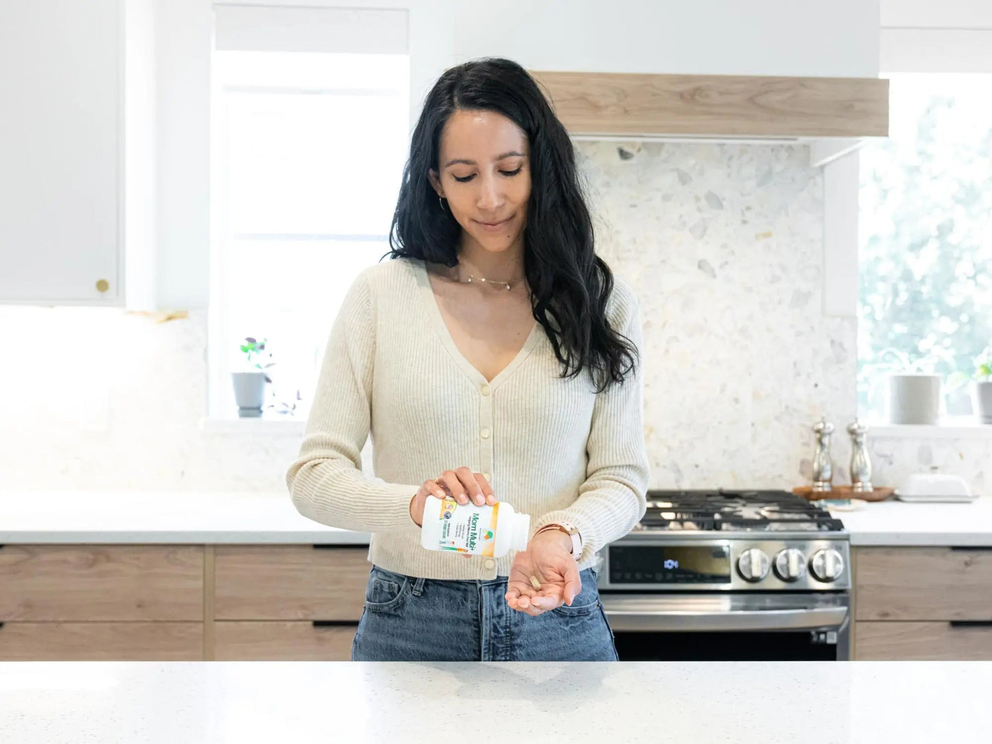 Raise Them Well Mom Multi+ Daily Multivitamin for Women with Active Folate, Adaptogens & Bacopa, Energy, Stress & Cognitive Support, 120 Veggie Capsules Raise Them Well