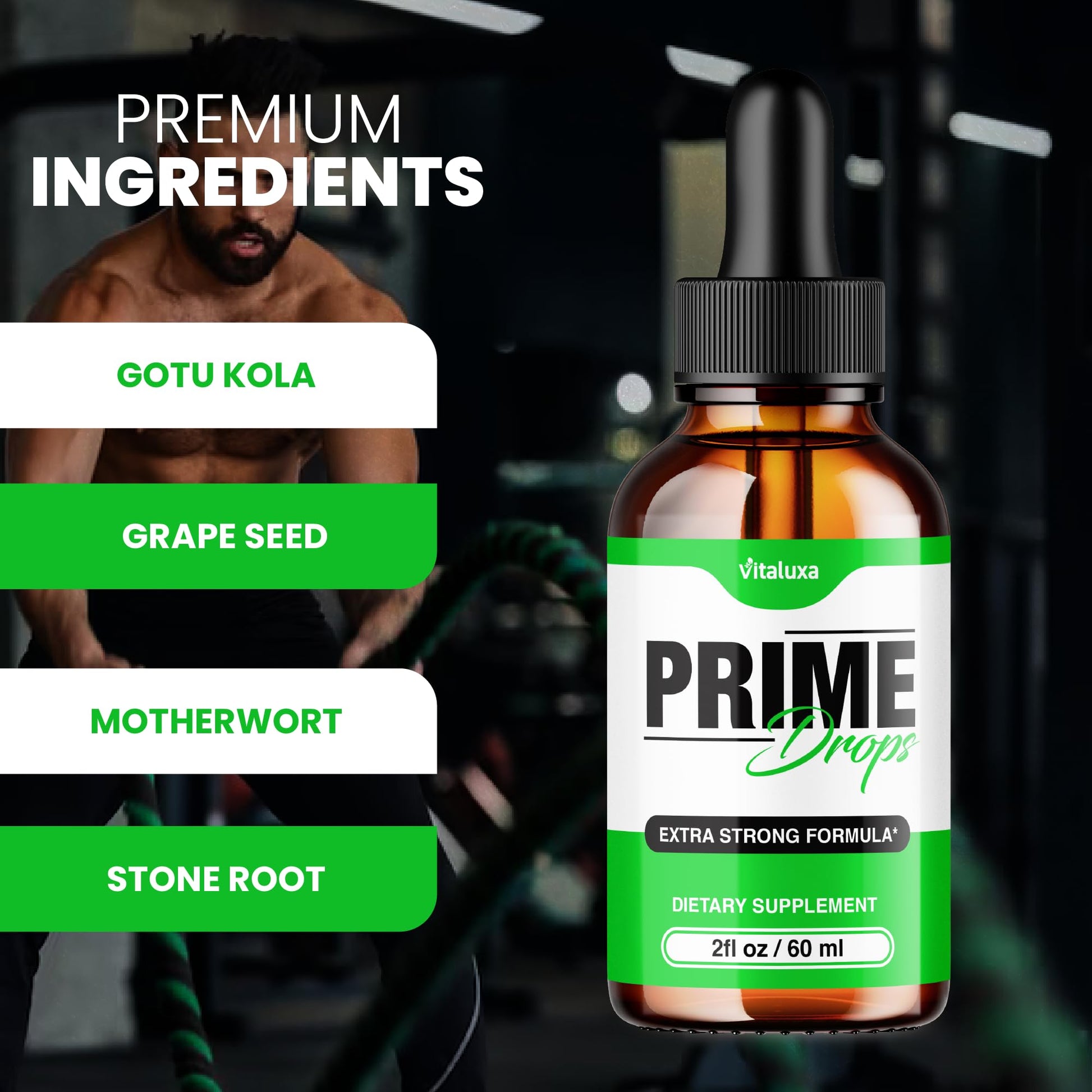 (2 Pack) Prime Drops for Men, Extra Strength Prime Drops Liquid Supplement Performance Blend All Natural Support, PrimeDrops Advanced Formula Vitamins for Health Wellness Reviews (4oz) VitaluxaBuy Supplements Australia
