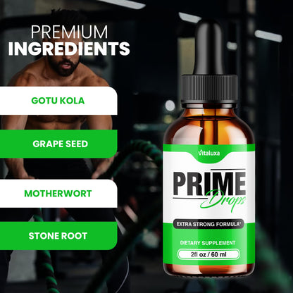 (2 Pack) Prime Drops for Men, Extra Strength Prime Drops Liquid Supplement Performance Blend All Natural Support, PrimeDrops Advanced Formula Vitamins for Health Wellness Reviews (4oz) VitaluxaBuy Supplements Australia