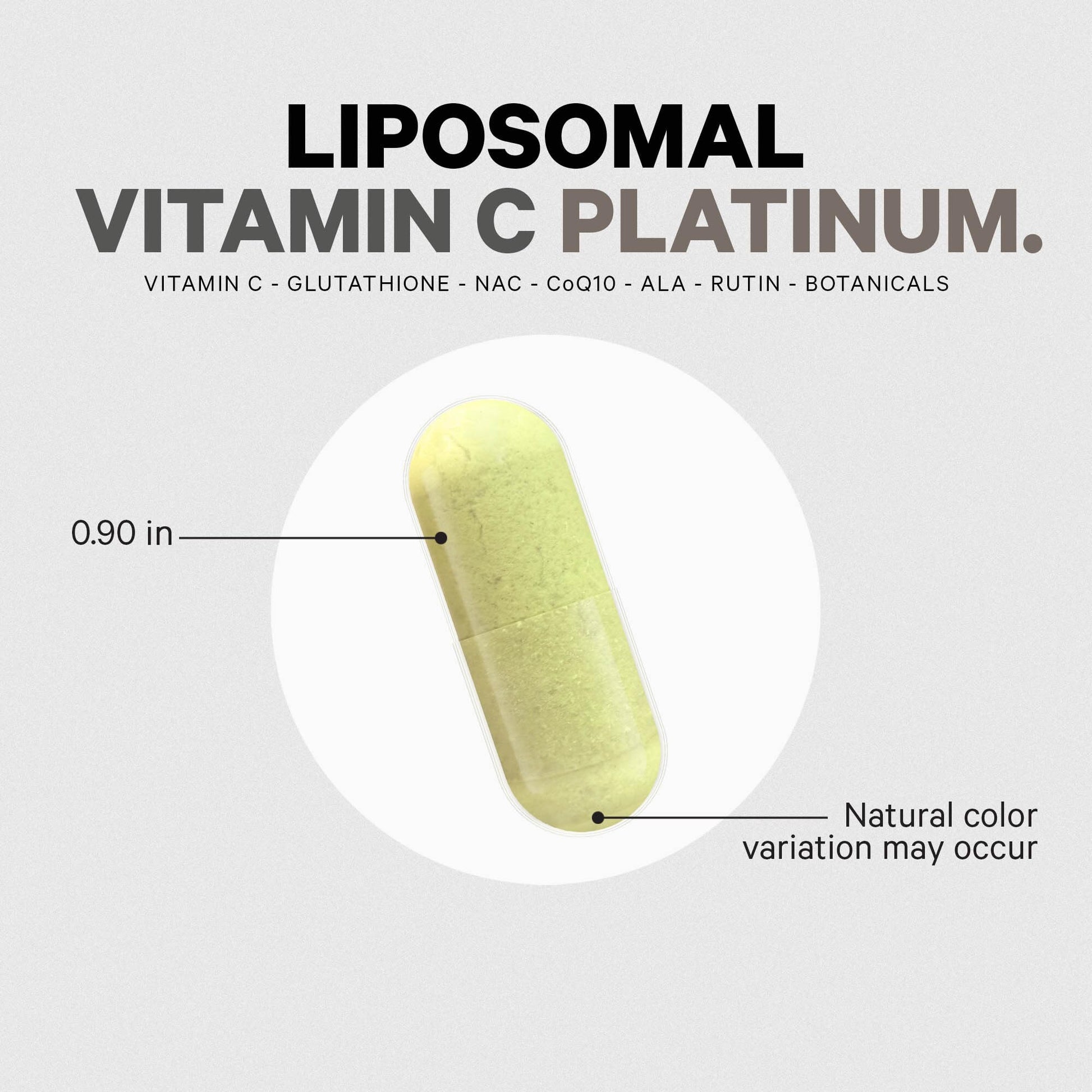 Codeage Liposomal Vitamin C+ Platinum - 1000 Mg Vitamin C Vitamins, Glutathione, NAC (N Acetyl Cysteine), Resveratrol, CoQ10, Rutin, Elderberry, Quercetin, Rosehip, Citrus Bioflavonoids - 180 Capsules CodeageBuy Supplements Australia