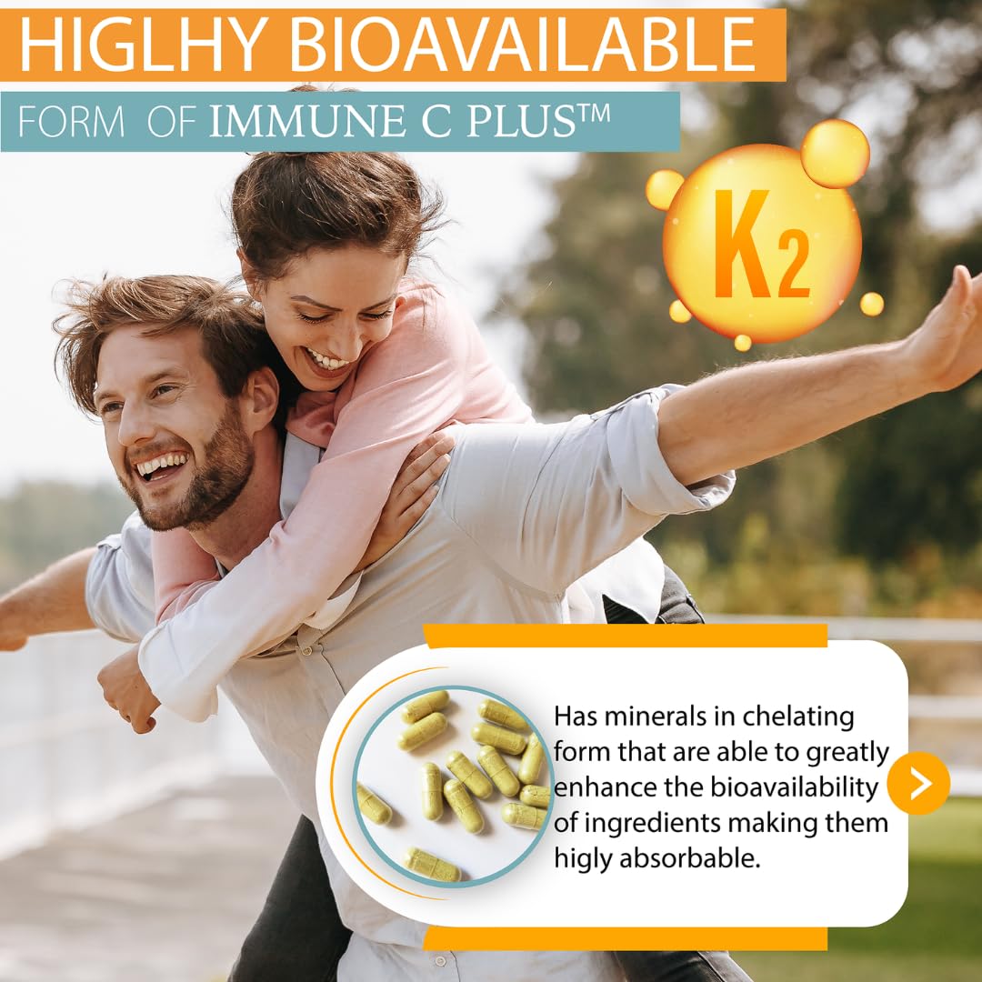 Quercetin 1,000mg, Vitamin C 1,000mg, Zinc 50mg, Vitamin D3 5,000iu, Selenium, Copper, Acerola, Ginger, Rutin, Bitter Orange, Rose Hips, Echinacea, Immune C Plus, 14 in 1 Immune C Plus (120 Count) KAPPA NUTRITIONBuy Supplements Australia