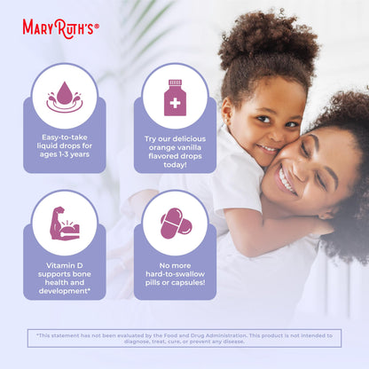 MaryRuth's Toddler Multivitamin | Vitamin A C D E B6 B12 Zinc | Healthy Growth Support | Immunity | Bone Health | Cognitive Function | Organic | Sugar Free | Vegan | Non-GMO | 2 Fl Oz | 30 Day Supply MARYRUTH'SBuy Supplements Australia