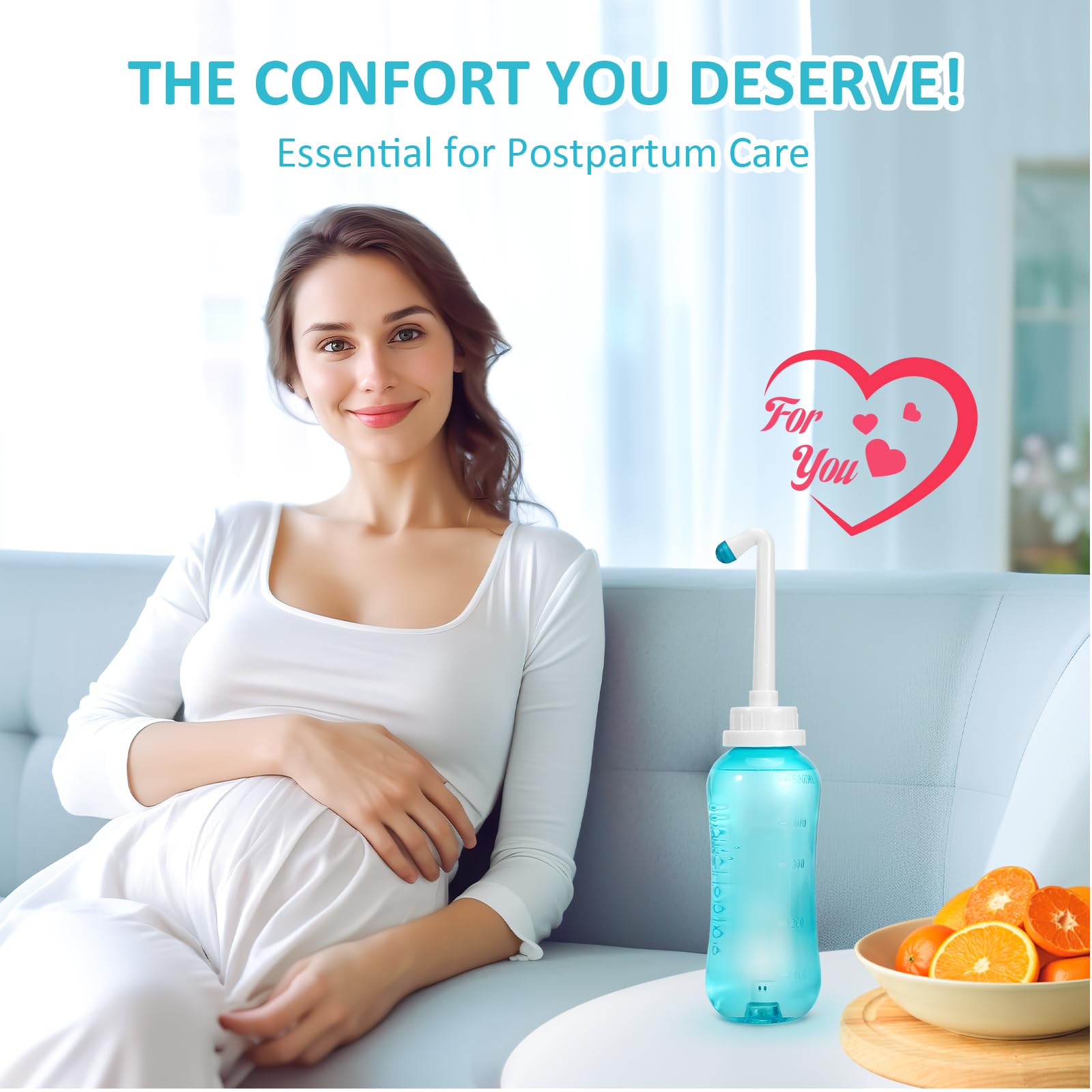 Peri Bottle Zitrads, Squeeze-Free Portable Bidet for Postpartum Essentials, Peri Bottles ZitradsBuy Supplements Australia