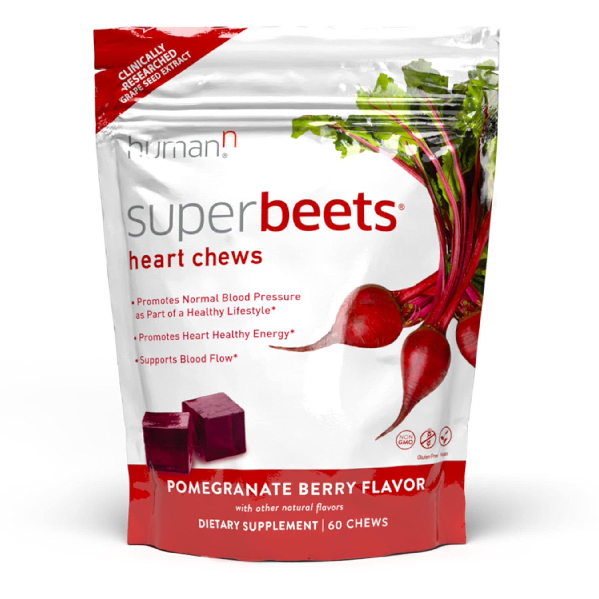 humanN SuperBeets SuperBeets Heart Chews & Memory + Focus Chews & Neo40 Daily Bundle
