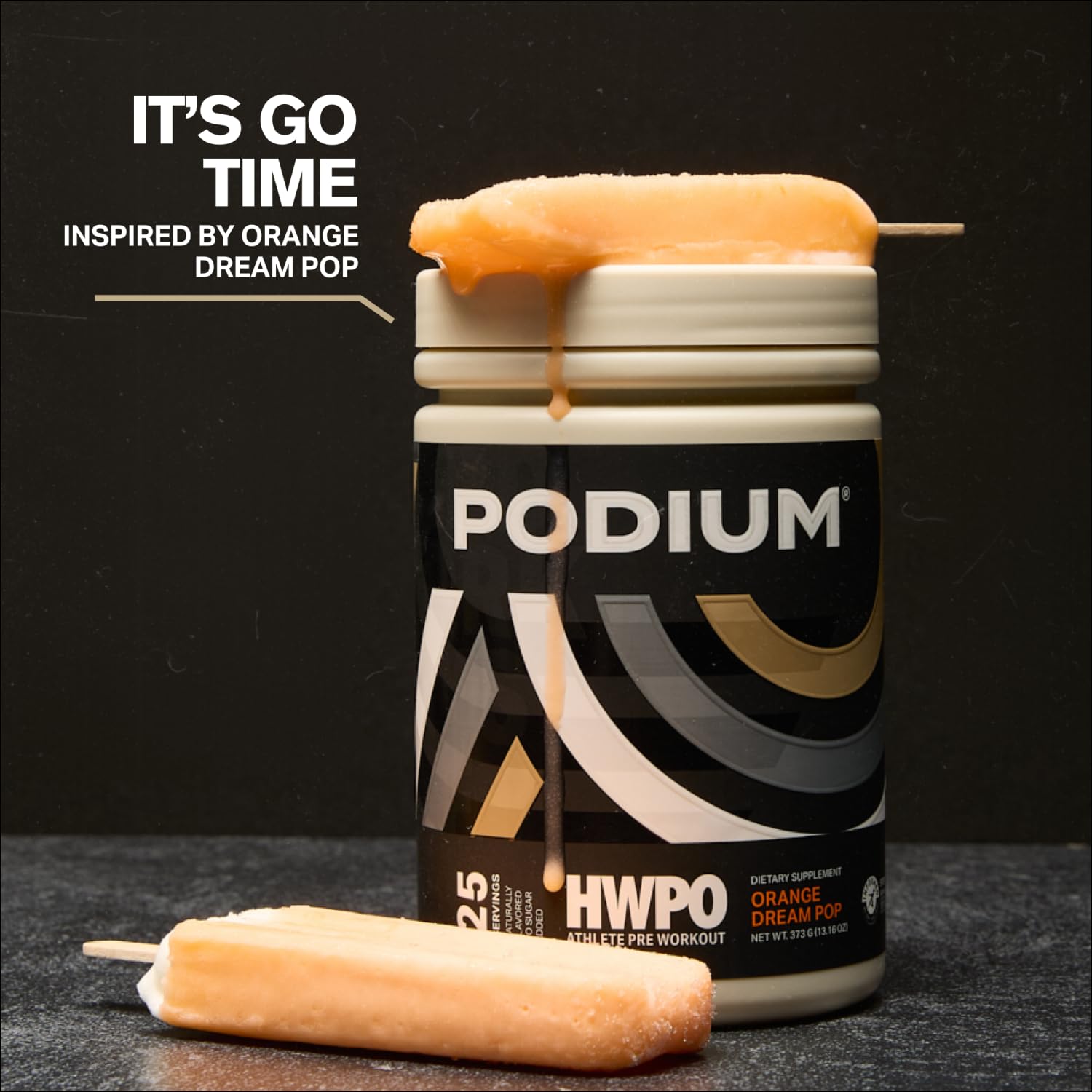 Podium Nutrition, Athlete Pre Workout Powder, Orange Dream Pop, 25 Servings, Beta Alanine Podium NutritionBuy Supplements Australia
