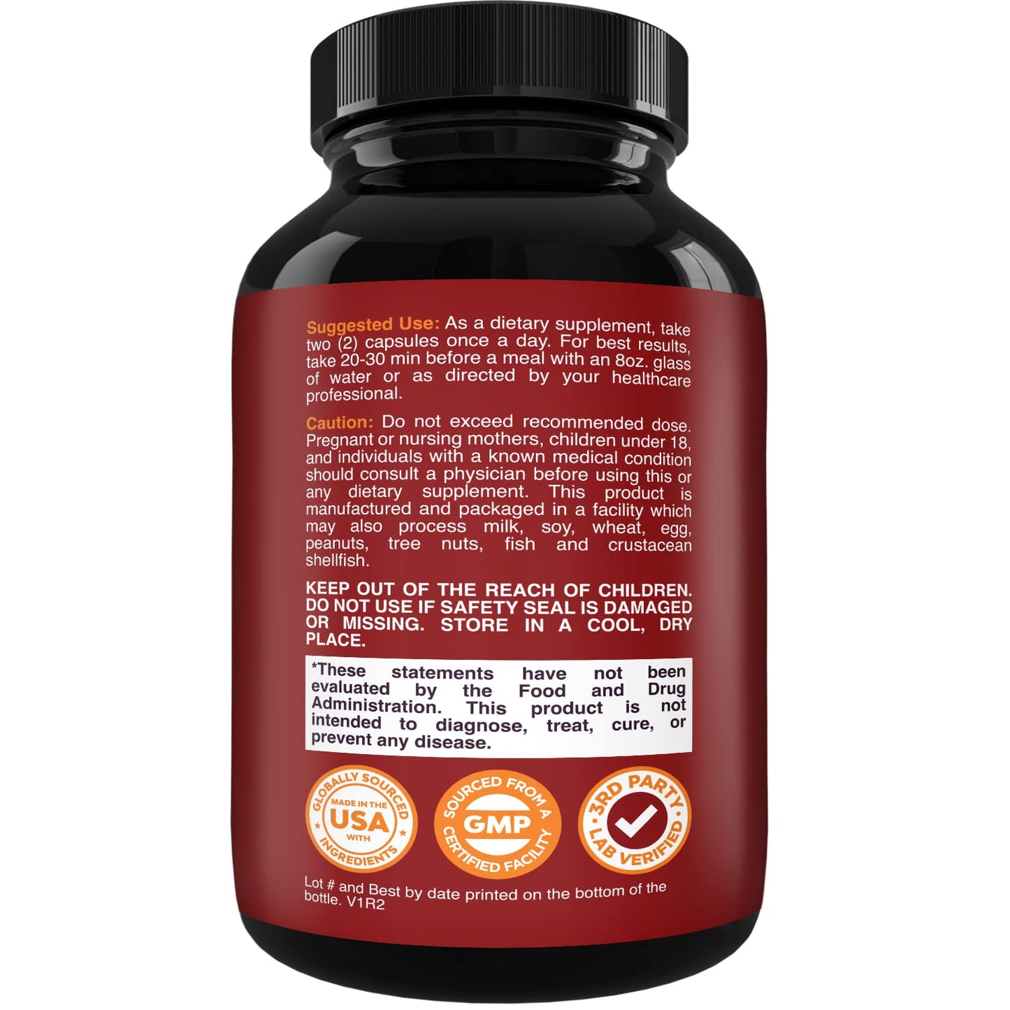 Nitric Oxide Support Pills - Natural Workout Supplement & Exercise Enhancer - Boost Energy Strength Recovery Muscle Builder - Pure L-Arginine & L-Citrulline Amino Acid Capsules - by Natures Craft