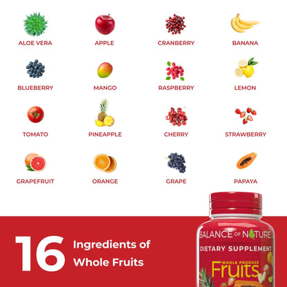 Balance of Nature Whole Fruits Supplement with Superfood Fruits Balance of NatureBuy Supplements Australia