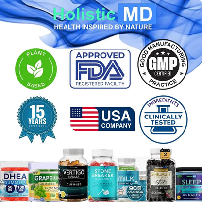 Holistic MD Stone Breaker Chanca Piedra 1,500mg Gummies Kidney Stones Cleanse Gallbladder Formula | Plus Cranberry Extract Might Help Urinary Tract Flush Impurities | Fast Absorption Sugar Free 60ct Holistic MDBuy Supplements Australia