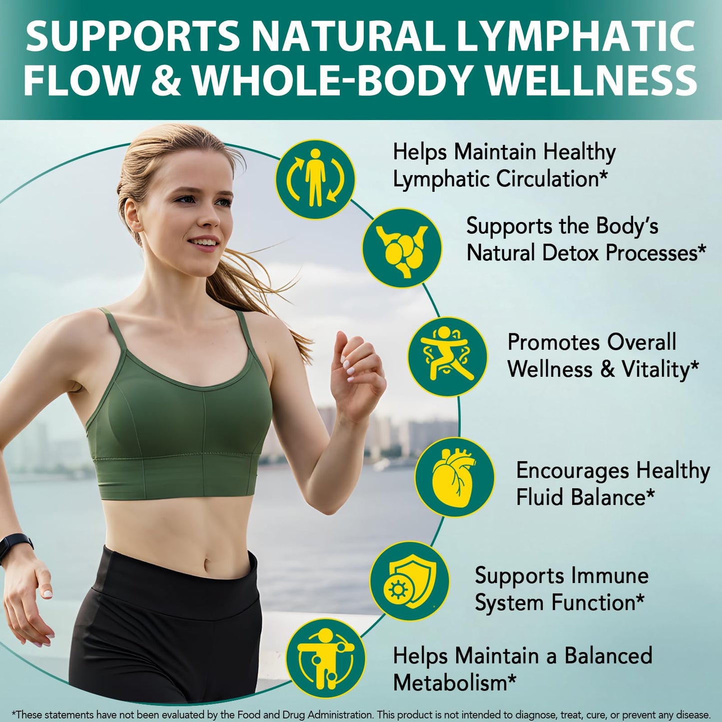 Lymphatic Drainage Supplements, 4275mg Lymph System Support Supplement for Women & Men, Daily Wellness Support, 21-in-1 Herbal Blend with Echinacea, Dandelion, Burdock, Turmeric & More, 240 Softgels Echoes of the springBuy Supplements Australia