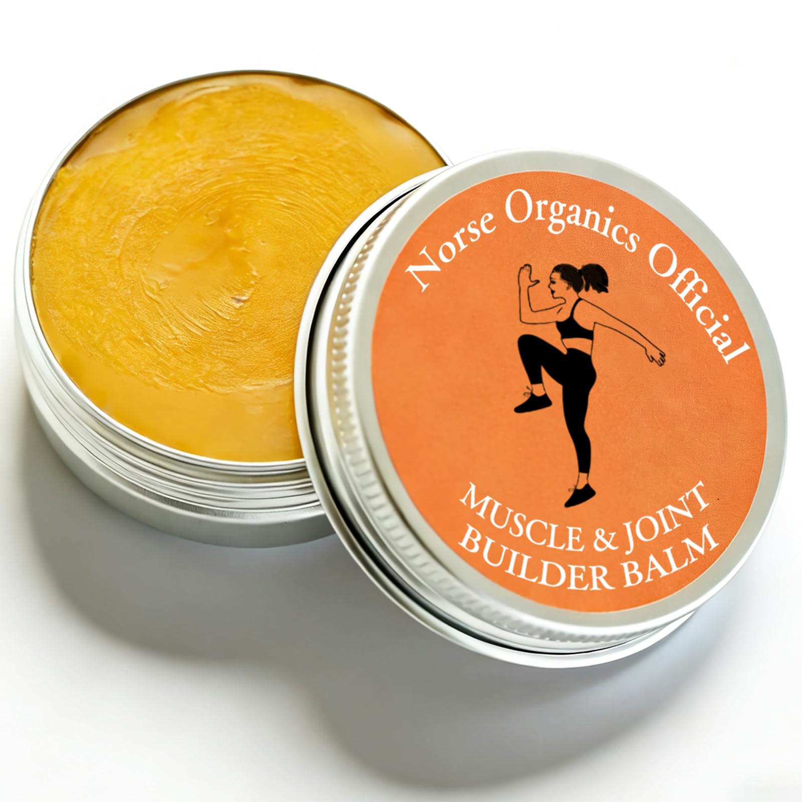 Norse Organics Official Muscle and Joint Balm, Muscle and Joint Builder Balm | Comfrey Oil, Beeswax, Arnica Oil, Jojoba Oil, Sea Buckthorn Extract, for Knee/Elbow/Shoulder/Back/Neck (1 PCS) Norse Organics OfficialBuy Supplements Australia