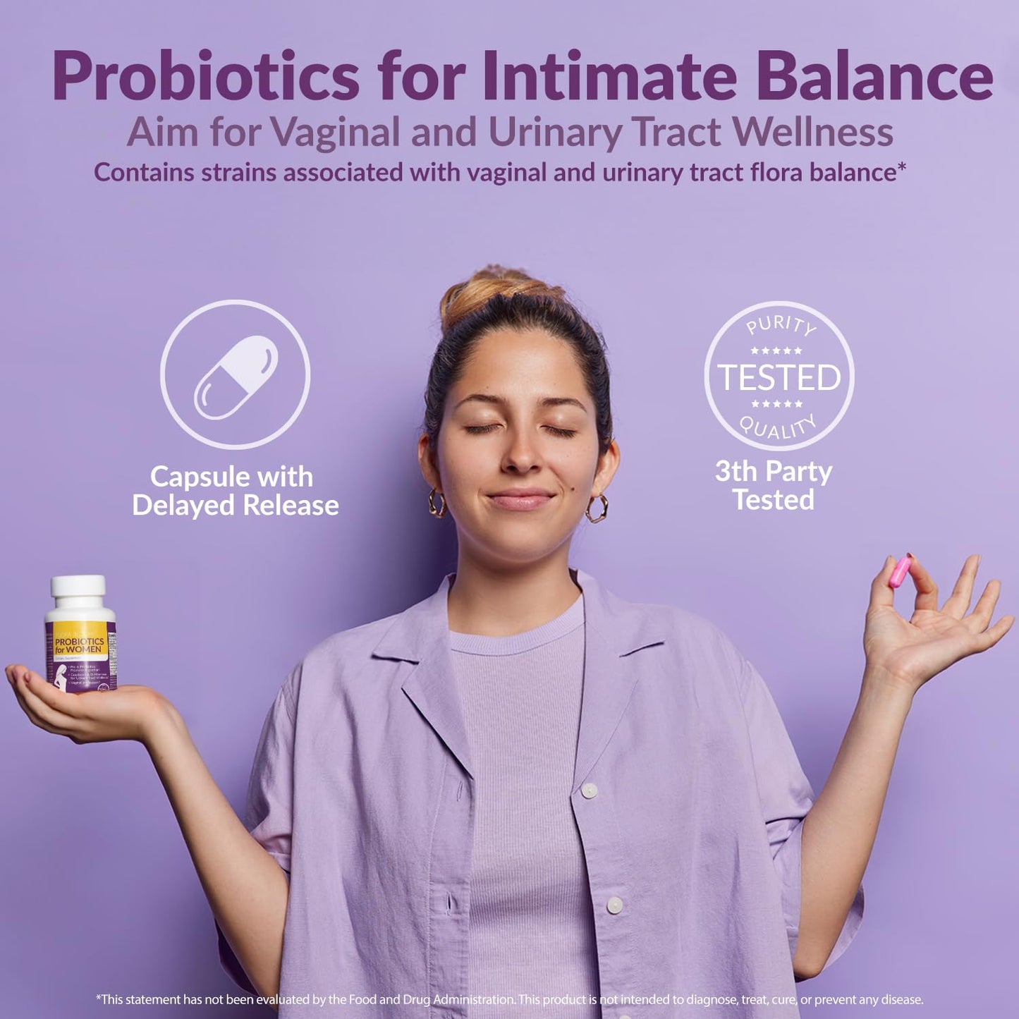 Probiotics for Women- 3 Pack(180 Capsules) - Ultimate Flora Bloom Probiotic Supplement for Women Intimate RoseBuy Supplements Australia