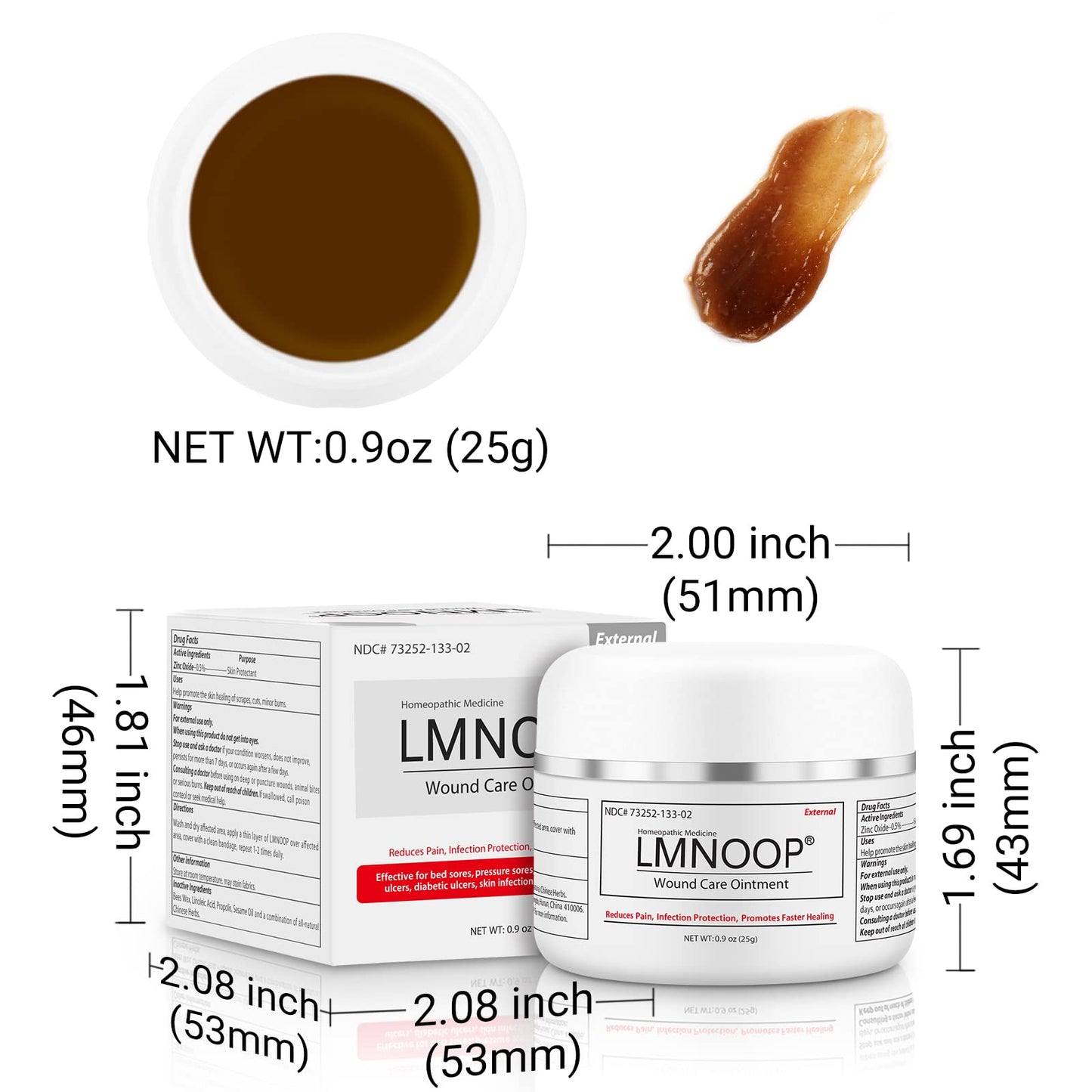 LMNOOP® Bed Sore Cream, Maximum Strength Wound Care Ointment for Infection Protection & Skin Repair LMNOOPBuy Supplements Australia