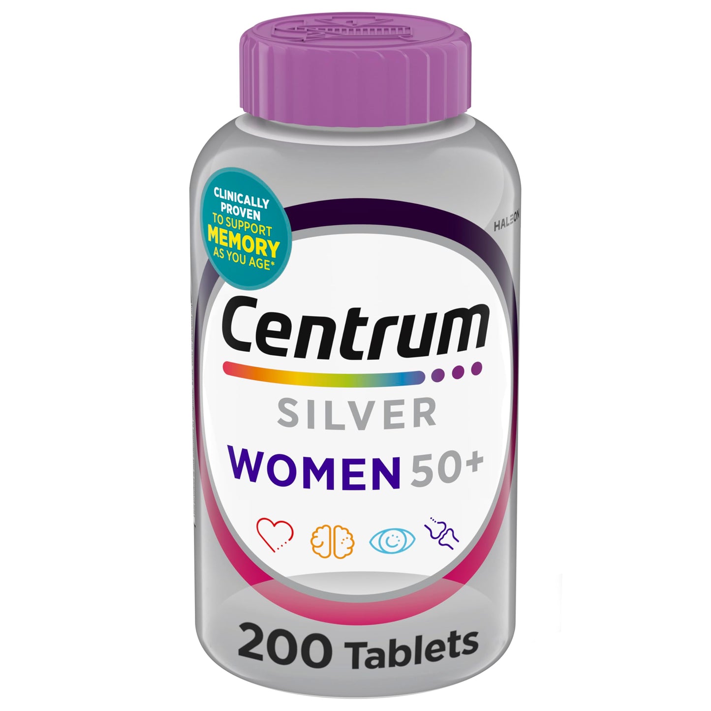 Centrum Silver Women's Multivitamin for Women 50 Plus, Multivitamin/Multimineral Supplement with Vitamin D3, B Vitamins, Non-GMO Ingredients