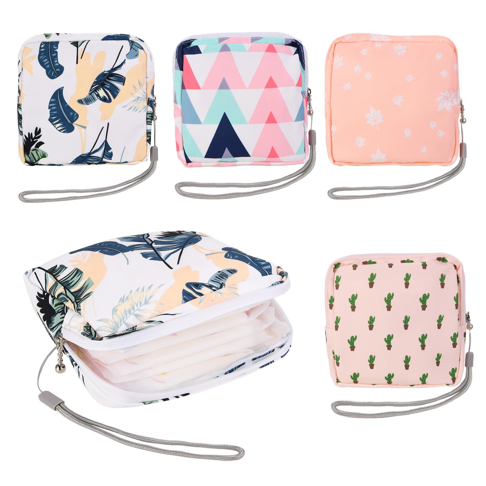 4Pcs Sanitary Napkin Storage Bag, Small Menstrual Period Bag Period Pouch Waterproof AbeilloBuy Supplements Australia