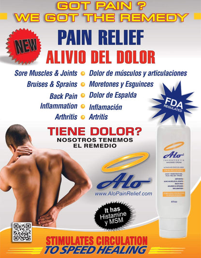 ALO Pain Relief Cream Therapy(32 oz with Pump) for Arthritis, Back Pain, Sciatica, Plantar Fasciitis, Tennis Elbow, Sore Muscles & Joints Inflammation - Working Out Aches, Acute Pain and Chronic Pain ALO Pain Relief CreamBuy Supplements Australia