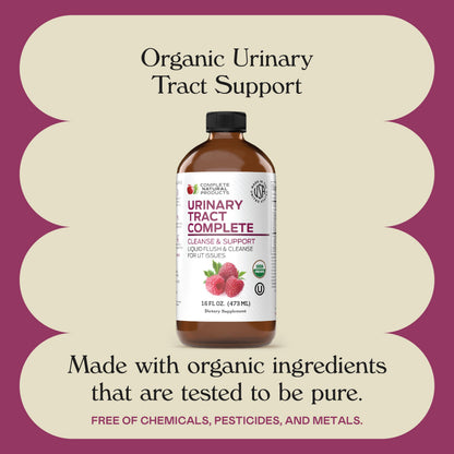 Complete Natural Urinary Tract Complete 8oz - Liquid Supplement for Urinary Tract Health with Organic Cranberry, D-Mannose, Beet Root, Fennel Seed, and Turmeric Complete Natural ProductsBuy Supplements Australia