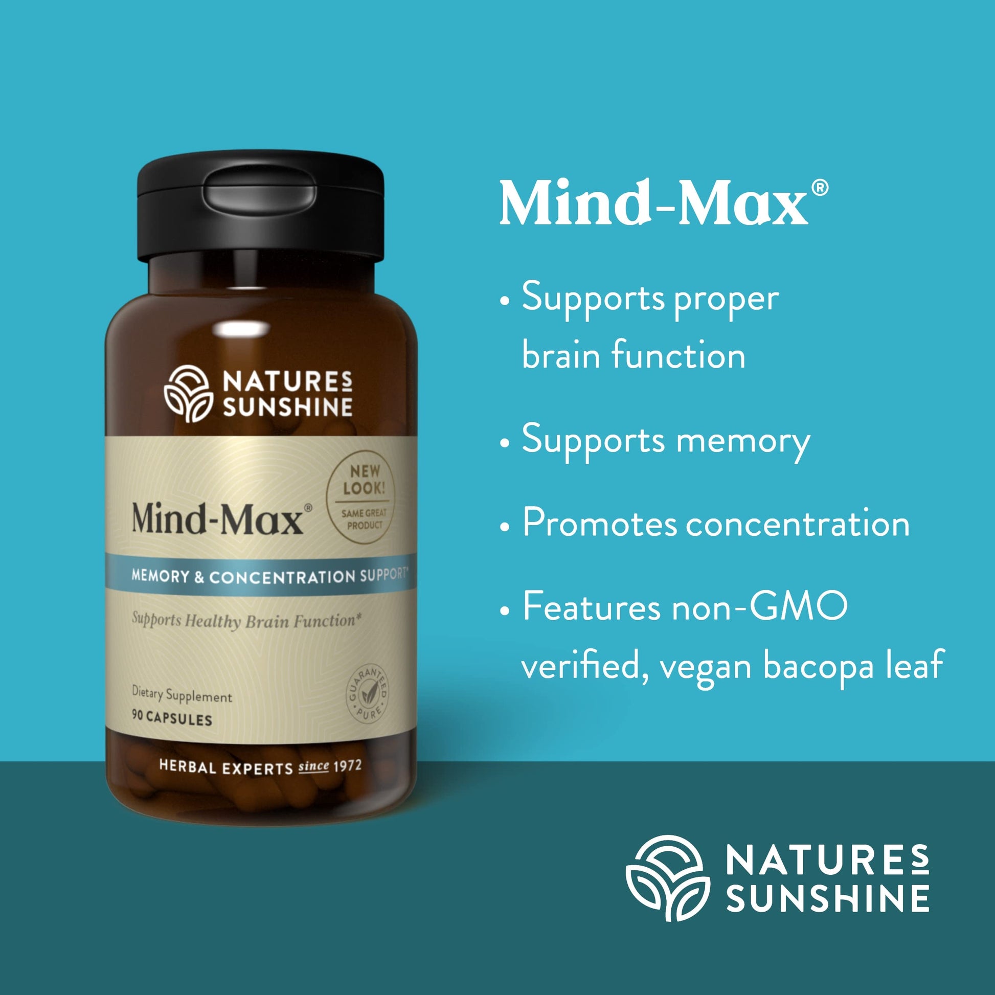 Nature's Sunshine Mind-Max 90 Capsules Nature's SunshineBuy Supplements Australia