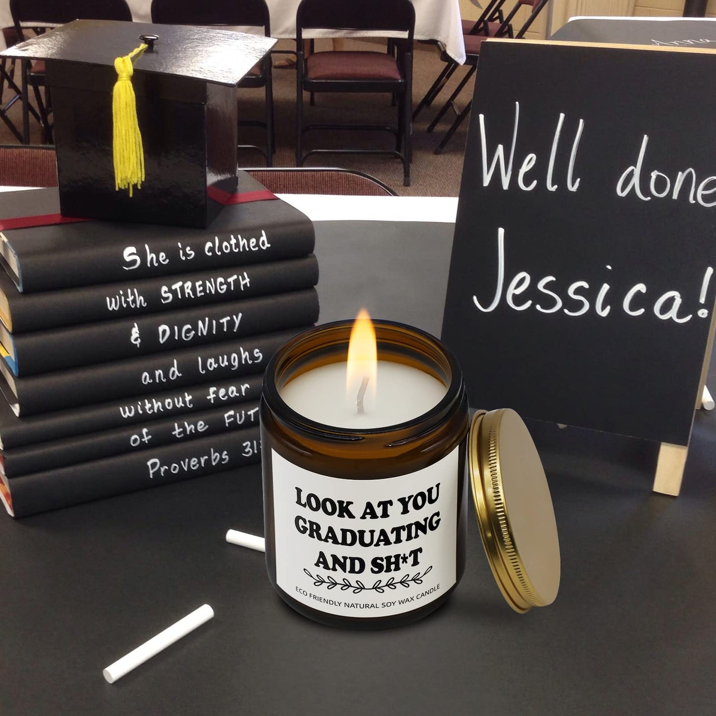 Joyseller Funny Graduation Gift for Her/Him, Look at You Graduation Candles for Party Decorations JoysellerBuy Supplements Australia