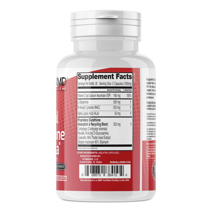 Original Glutathione Formula Essential Support, RobKellerMD, Advanced Antioxidant Formula, Helps Body Produce Glutathione Naturally for Detox, Immune Health, Mental Clarity, & Daily Wellness, 60 caps Rob Keller MDBuy Supplements Australia