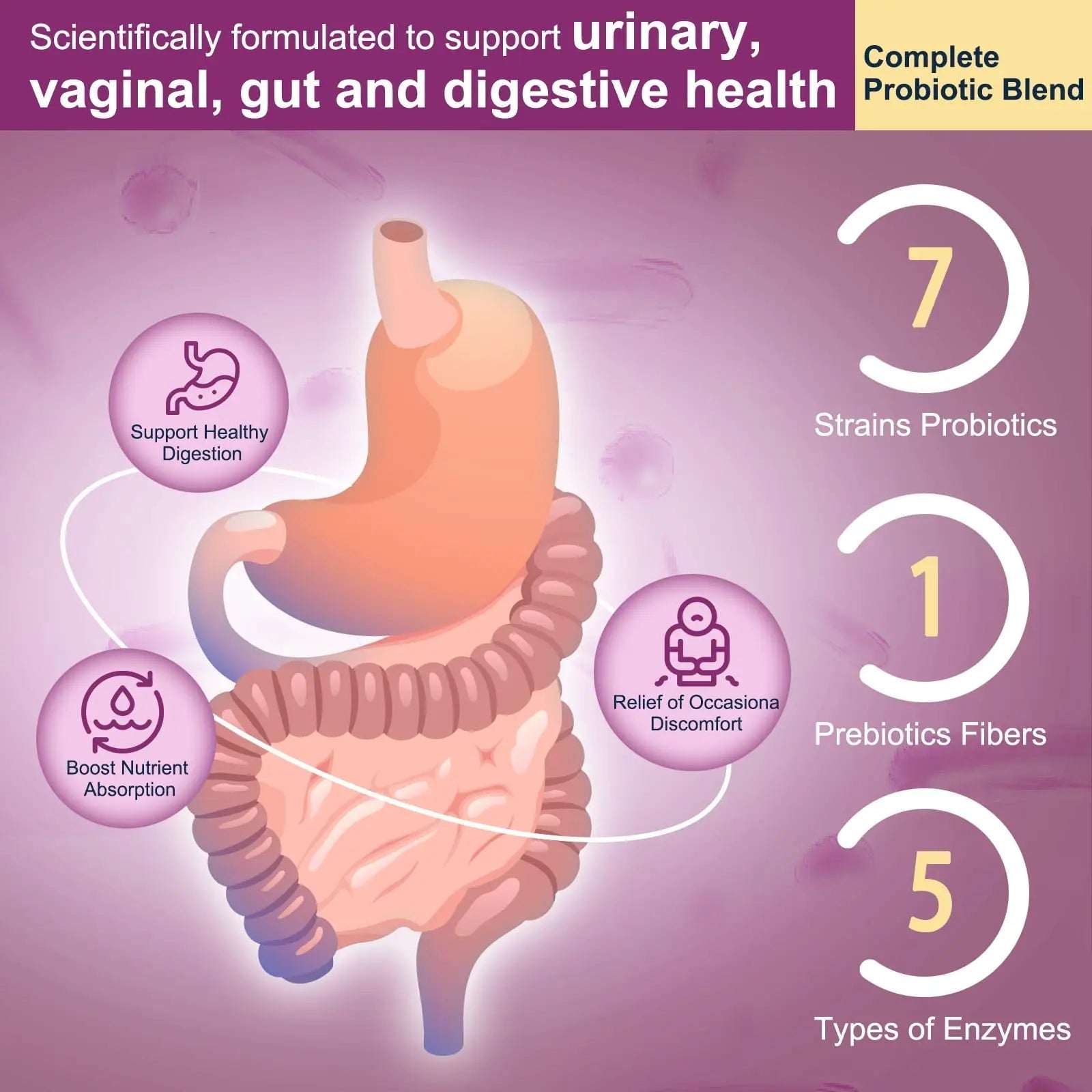 DRFOSTER Urinary Tract Health for Women, Vaginal Probiotics for Women pH Balance with D-Mannose, Cranberry, Probiotics and Prebiotics for Digestive Helath 90 Veggie Capsules DRFOSTERBuy Supplements Australia