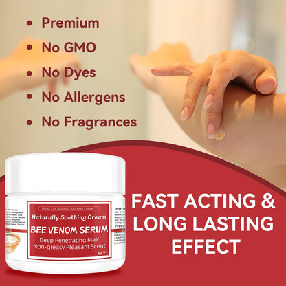 AEROMAXX Bee Venom Muscle & Joint Cream, 10X Ultra Strength Care Ointment, Natural Organic Formula, for Shoulder, Back, Neck, Hands, Knuckles, Elbows, Feet, Leg, Knees, Ankle, Adults, Seniors AEROMAXXBuy Supplements Australia