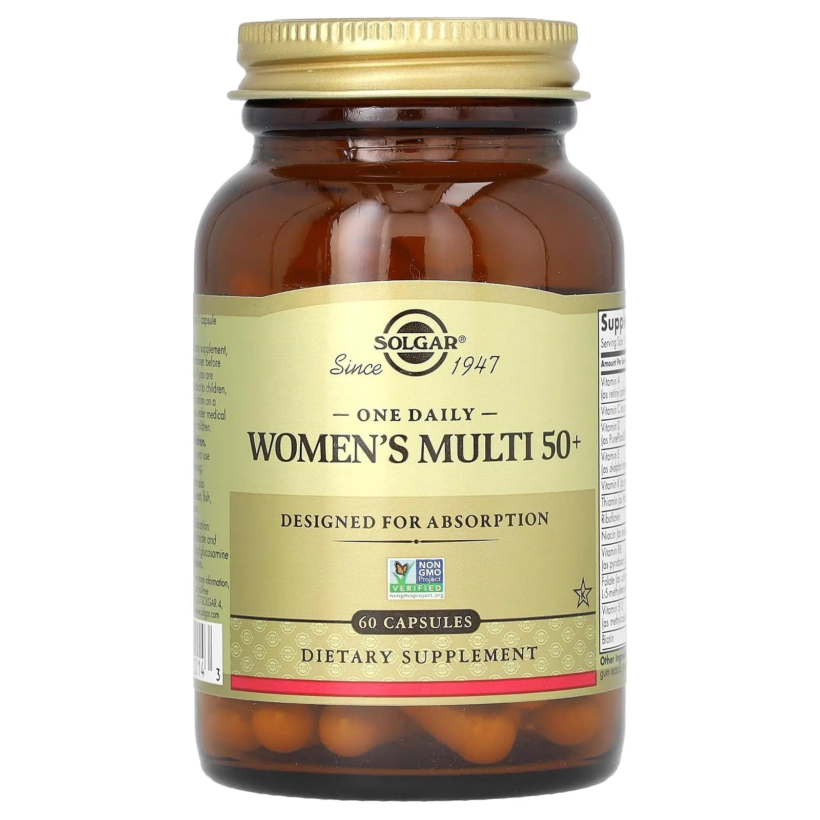 Solgar One Daily Women's Multi 50+ Whole Body Support for Women 50 and Older - Highly Absorbable Heart, Bone & Breast Health SolgarBuy Supplements Australia