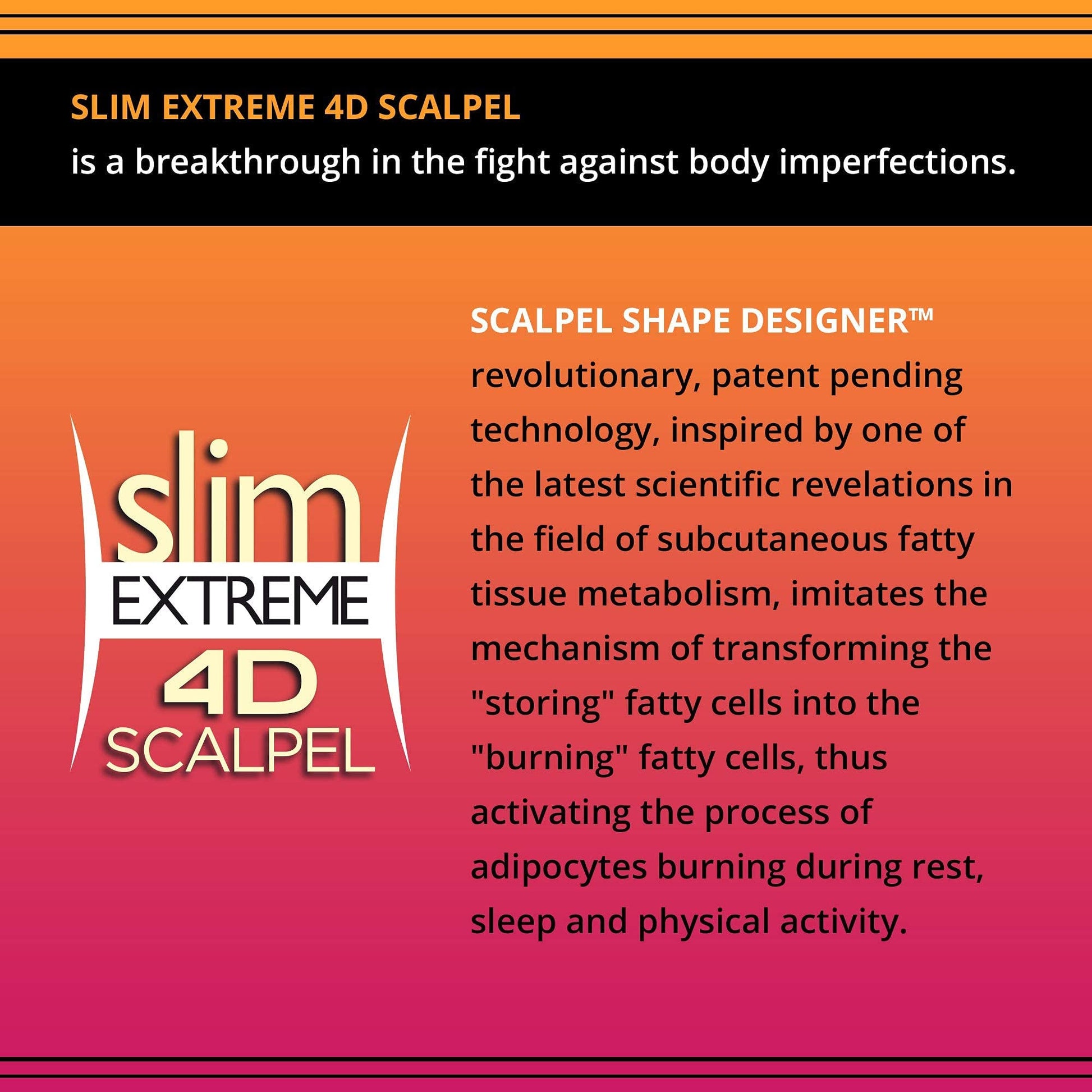 Slim Extreme 4D Scalpel Super Concentrated Serum Reducing Fatty Tissue Eveline CosmeticsBuy Supplements Australia