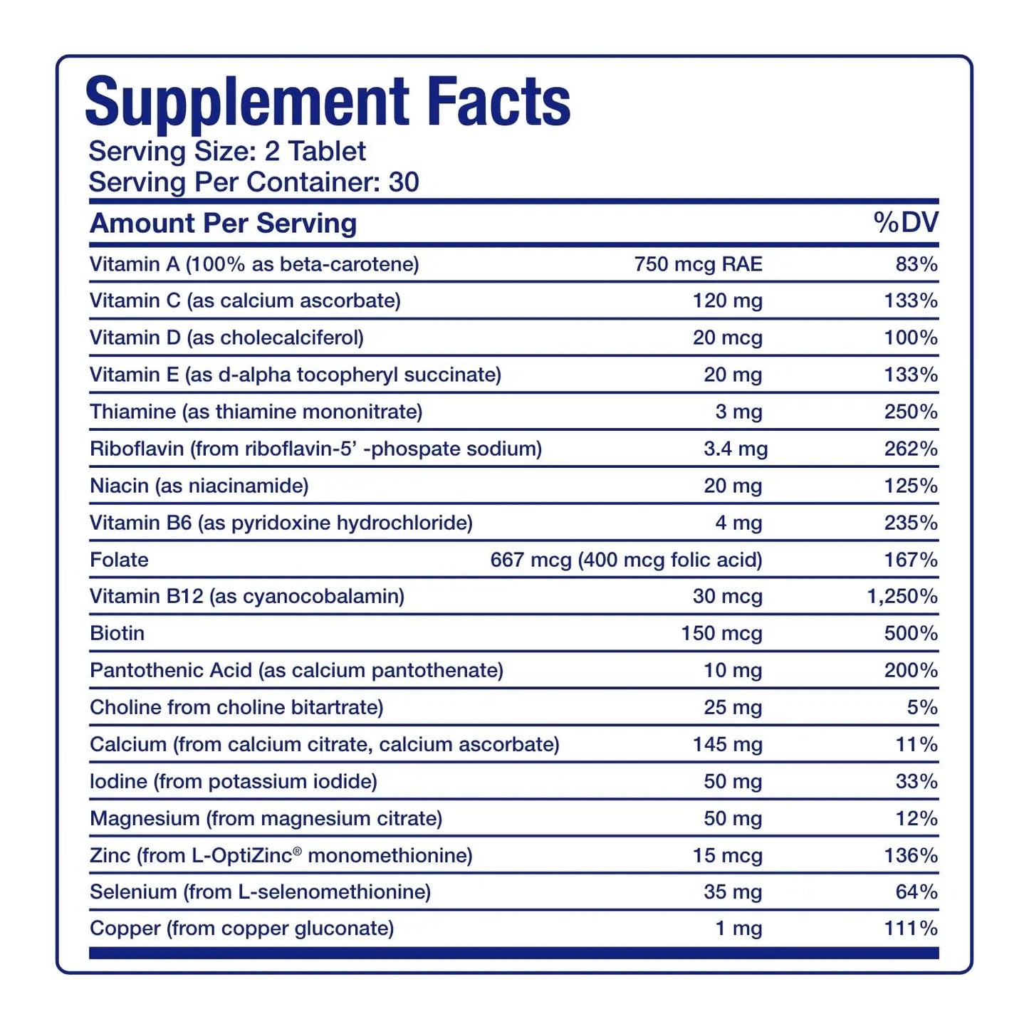 Iron Free Multivitamin for Women 50 and Over - Gentle Easy to Digest Over 50 Multivitamin for Men & Women with 30 Nutrients for Comprehensive Wellness & Immune Support Anabolic LaboratoriesBuy Supplements Australia