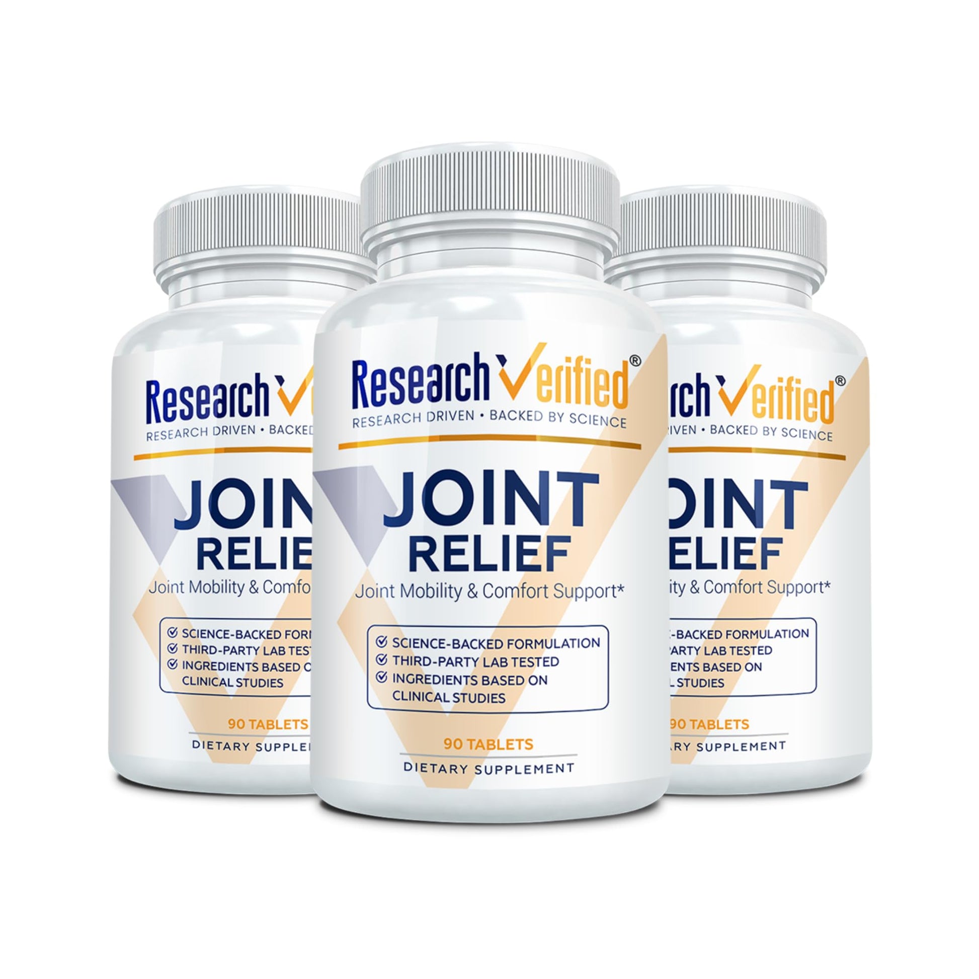 Research Verified Joint Support - Glucosamine, MSM, Turmeric, Boswellia, BioPerine - Vegan - 270 Capsules - 3 Month Supply Research VerifiedBuy Supplements Australia