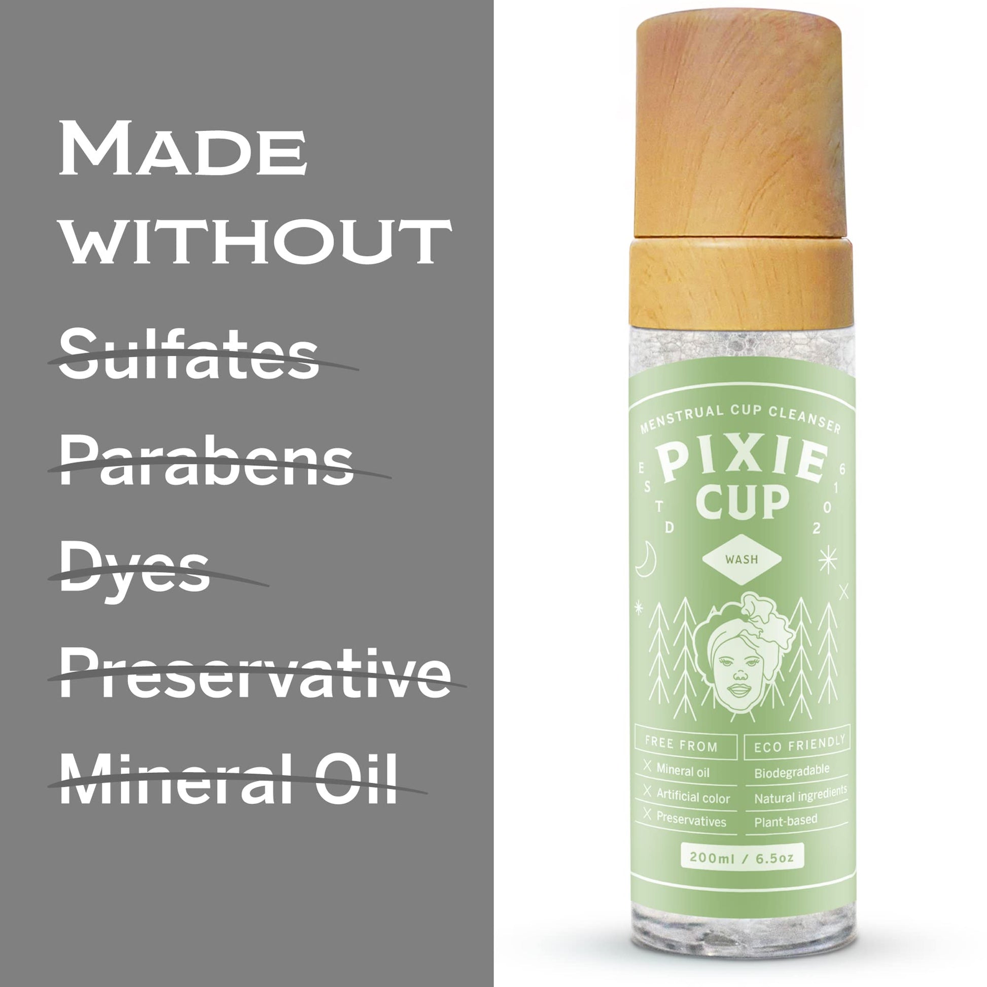 Pixie Menstrual Cup Cleaner Wash + Foaming Dispenser + More Wash in Bottle Than Any Other Brand Pixie CupBuy Supplements Australia
