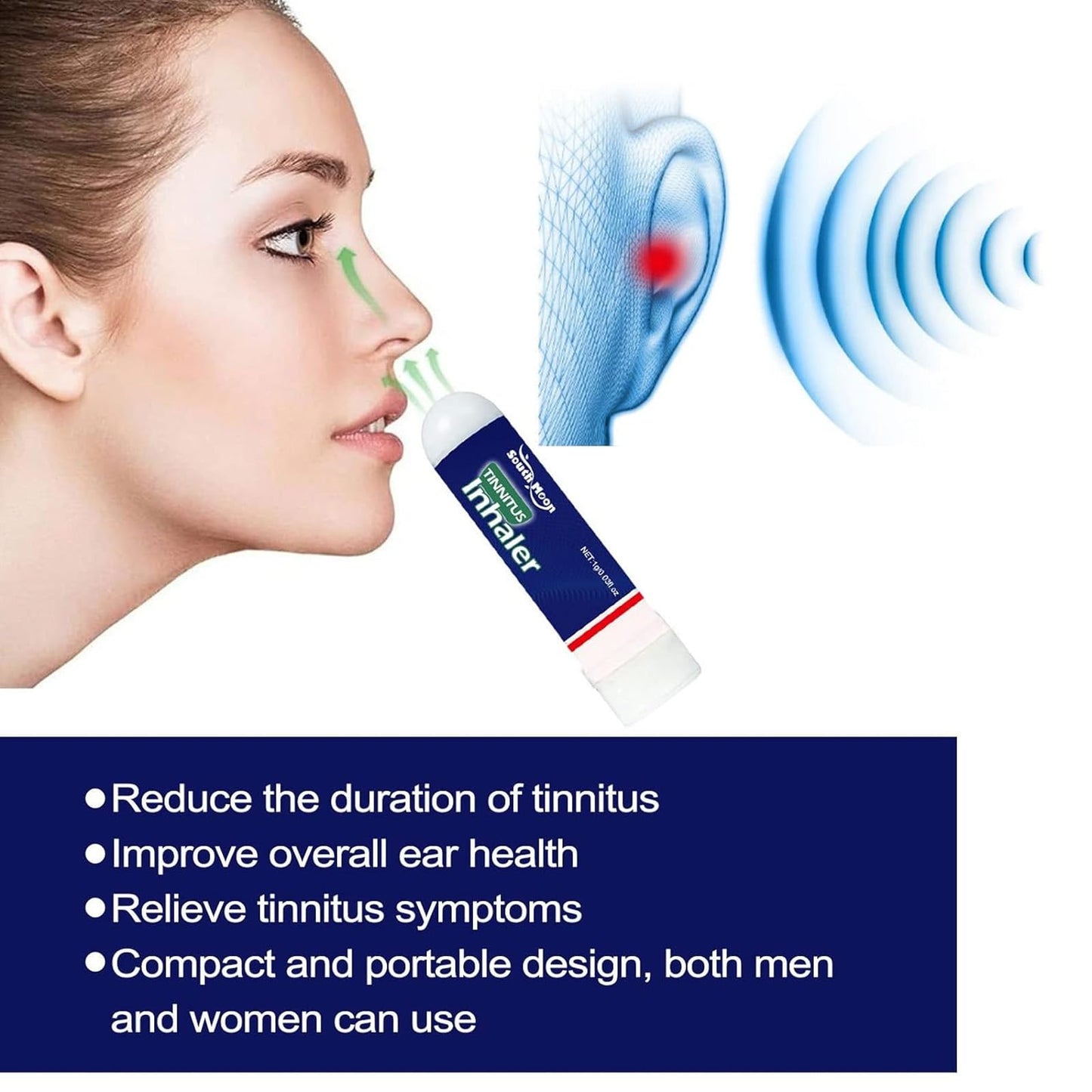 3/5/8PCS Echo Ease Tinnitus Inhaler, Tinnitus Relief for Ringing Ears Device, Auricalm Tinnitus DailebaoBuy Supplements Australia