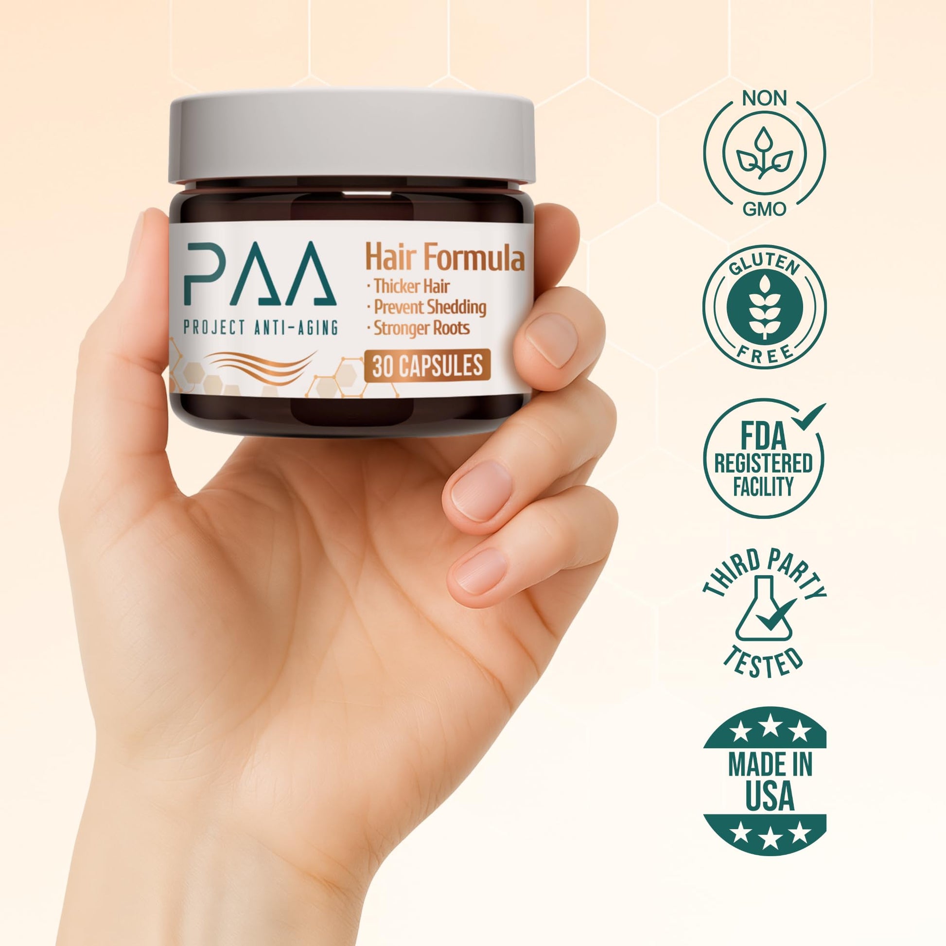 Project Anti-Aging Menopause Hair Don’t Care – Hair Growth Vitamins for Women 40+ to Support Thinning, Volume, Skin & Nails – Nutrient-Rich Supplement for Stronger, Fuller – Visible Results Project Anti-AgingBuy Supplements Australia