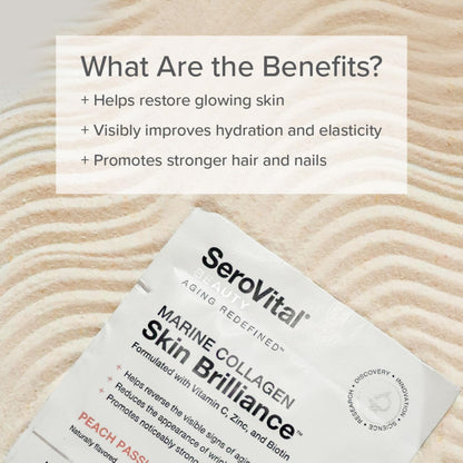 Serovital Skin Brilliance Marine Collagen – Hydrolyzed Marine Collagen Peptides SerovitalBuy Supplements Australia