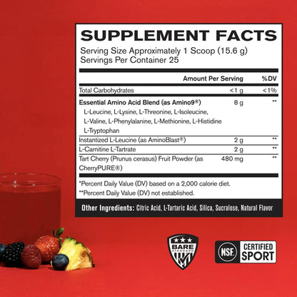 BARE PERFORMANCE NUTRITION BPN Strong Multi-Vitamin 30 Day Supply + Recover Post-Workout Muscle Recovery Drink Mix BARE PERFORMANCE NUTRITION