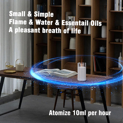 iWeeta Candlelight Diffuser,60ml Rechargeable Battery Operated Low Power Portable 10ml/H Aroma iweetaBuy Supplements Australia