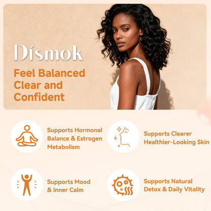 DIM Supplement 400 mg | Advanced Liposomal Multi-Action Complex for Estrogen Balance in Women & Men | Supports Hormonal Acne, Healthy Estrogen Metabolism & Clear Skin | Third-Party Tested DismokBuy Supplements Australia