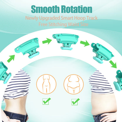 OurStarry 32 Knots Weighted Workout Hoop Plus Size, Smart Waist Exercise Ring OurStarryBuy Supplements Australia