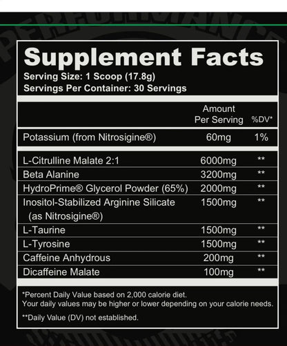Performance Supplements Pre-Grow Highly Efficient Pre Workout 30 Servings 18.84 OZ (Performance Pop)