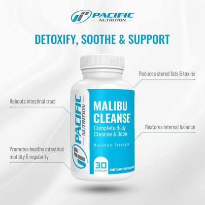 Pacific Nutrition Full Body Detox - Malibu Cleanse Complete Body & Intestinal Cleanse Pacific NutritionBuy Supplements Australia