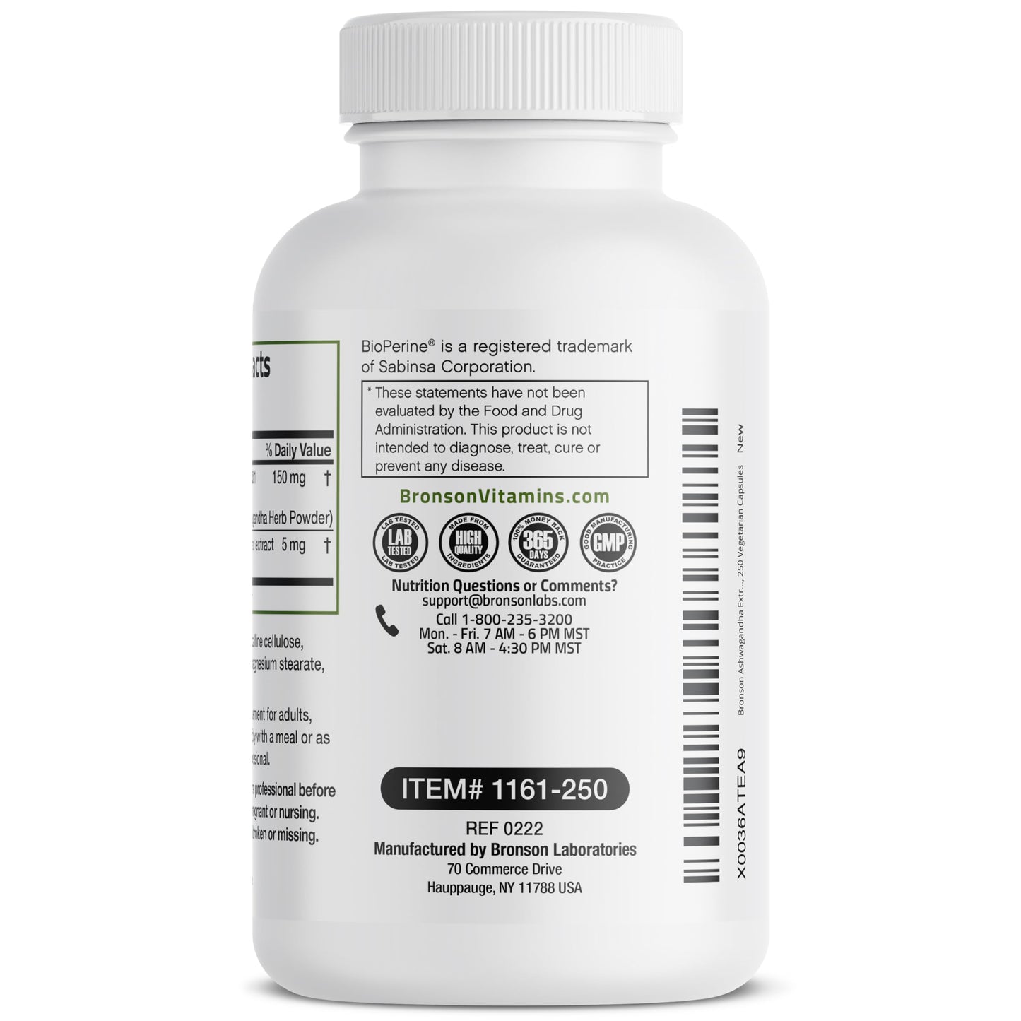 Bronson Ashwagandha Extra Strength 3000 mg Stress & Mood Support with BioPerine BronsonBuy Supplements Australia