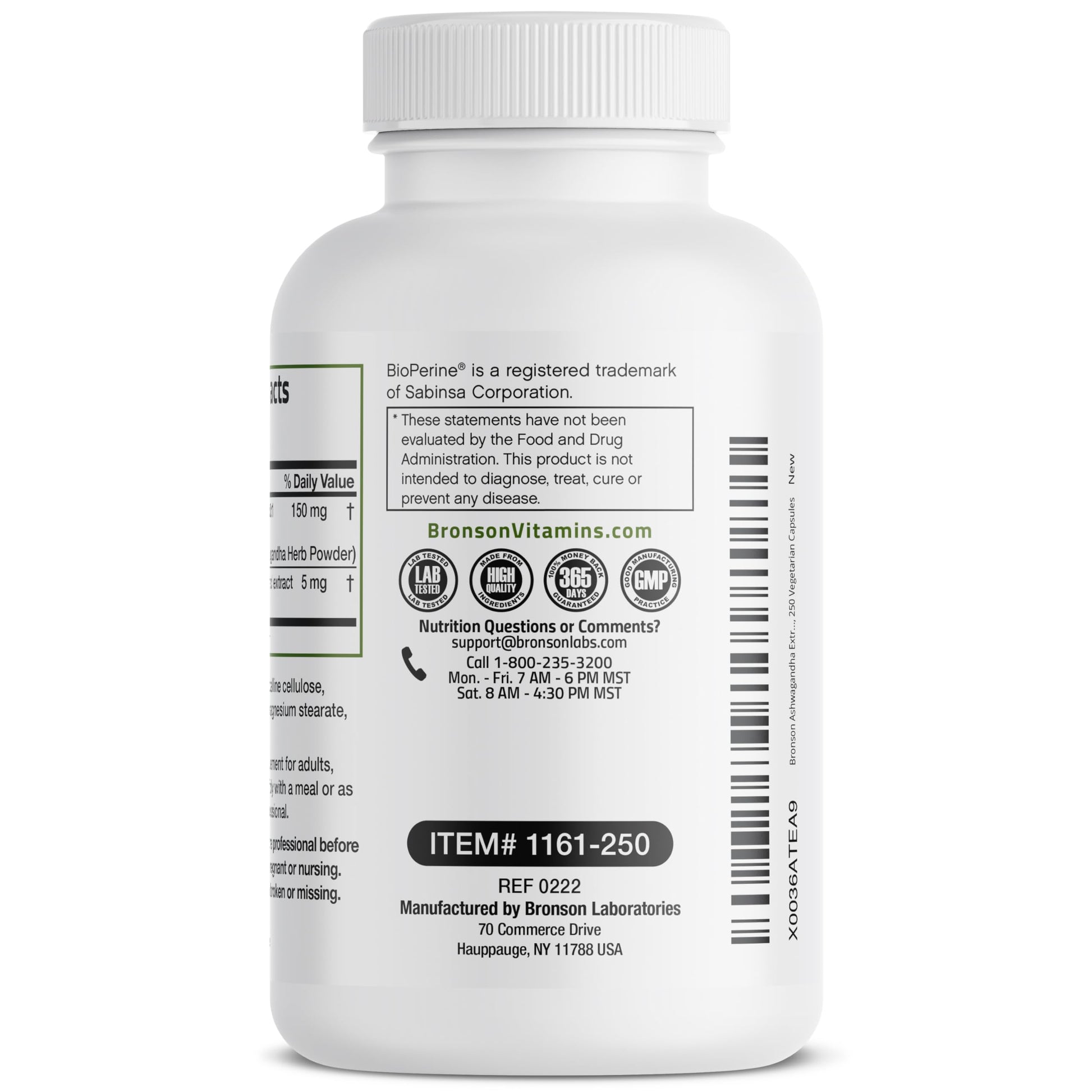 Bronson Ashwagandha Extra Strength 3000 mg Stress & Mood Support with BioPerine BronsonBuy Supplements Australia