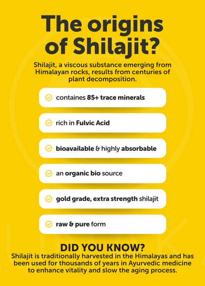 Lunakai USA Made Pure Shilajit Capsules with Ashwagandha, Rhodiola & Cordyceps - Extra Strength Shilajit Extract for Men & Women, 60ct LunakaiBuy Supplements Australia