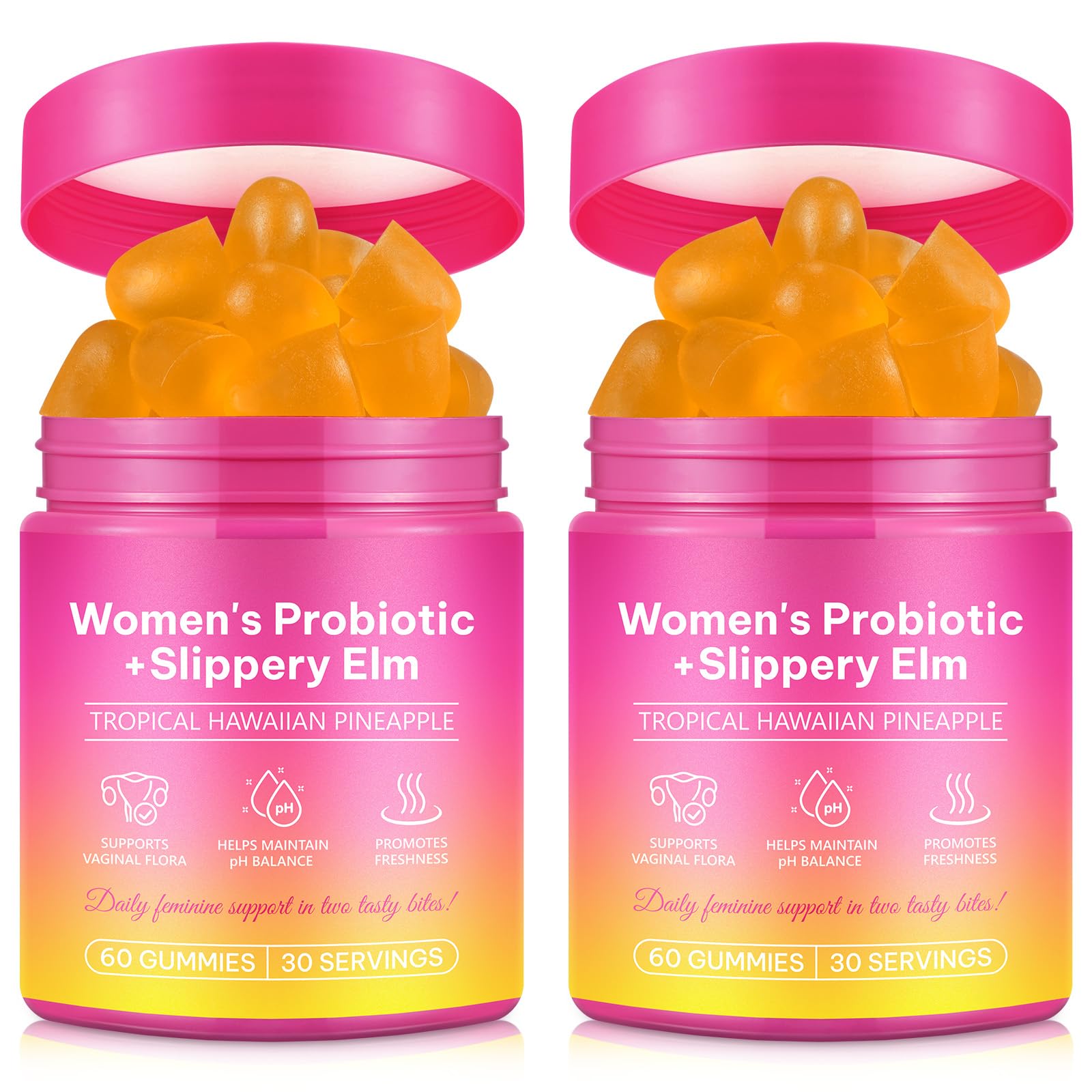 Beyxdu Probiotics for Women Gummies with Slippery Elm Feminine Balance Gummies for Women Vaginal Probiotics with Prebiotics & Lactobacillus Probiotic Blend Vaginal Odor & Vaginal Flora 120Gummy BeyxduBuy Supplements Australia